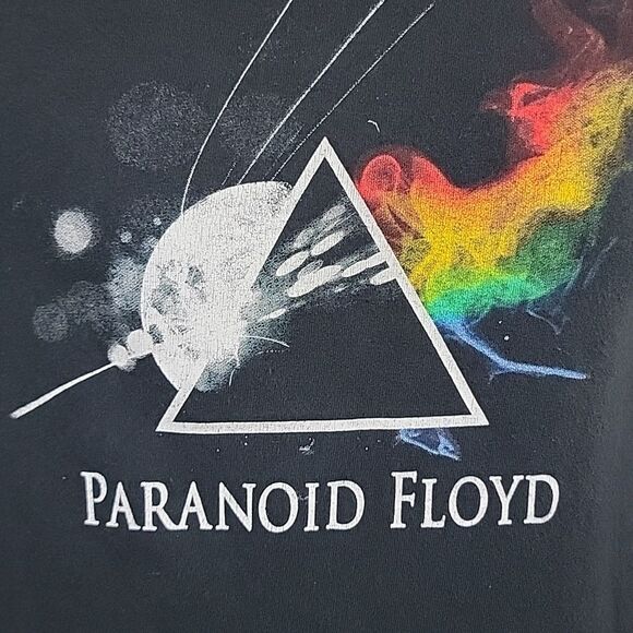 Paranoid Floyd Gildan Long Sleeve Graphic Cotton Tee size S - Picture 2 of 5